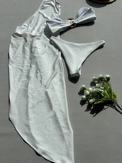 Costume 3 Pezzi "Divina" - Slip, Top e Copricostume