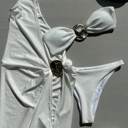 Costume 3 Pezzi "Divina" - Slip, Top e Copricostume
