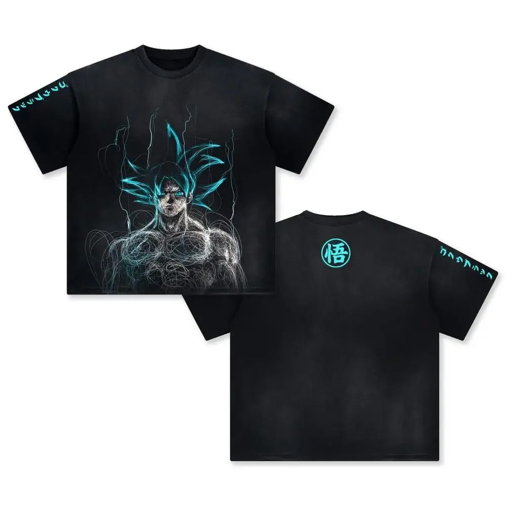T-Shirt Dragonball - Effetto Lavato