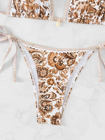 Bikini Triangolo "Porcelain" – Eleganza Mediterranea in varie fantasie